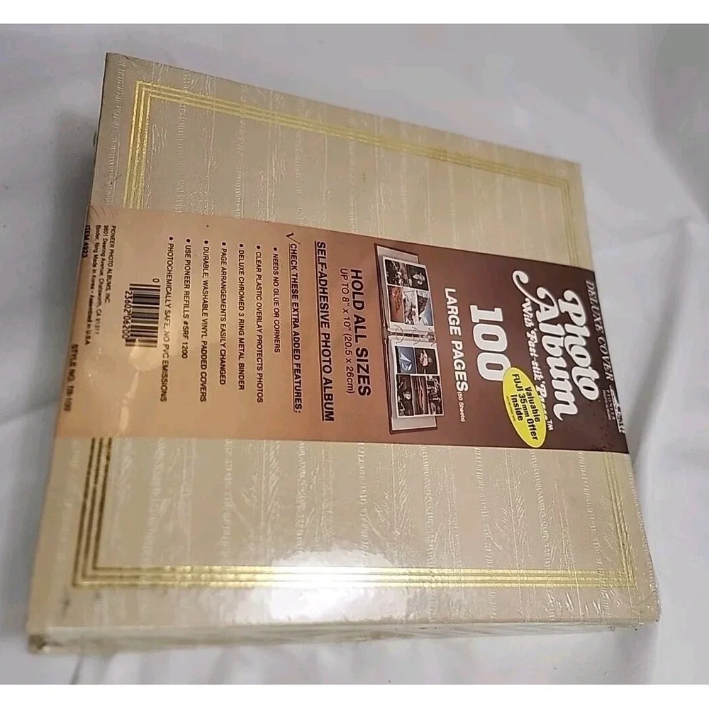VINTAGE‎ Pioneer Photo Album DELUXE Vinyl Cover 100 Pages (50 Sheets) 8